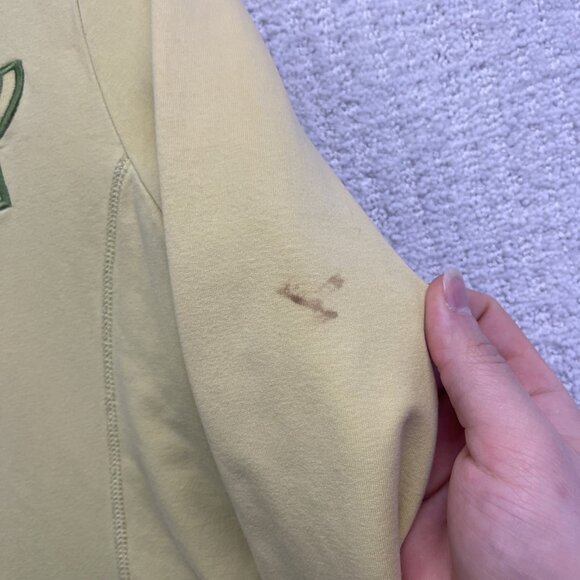 Y2K 00s Oakley Full Zip Sweatshirt Women’s Sz S Yellow / Green VTG Retro Read - Picture 6 of 16